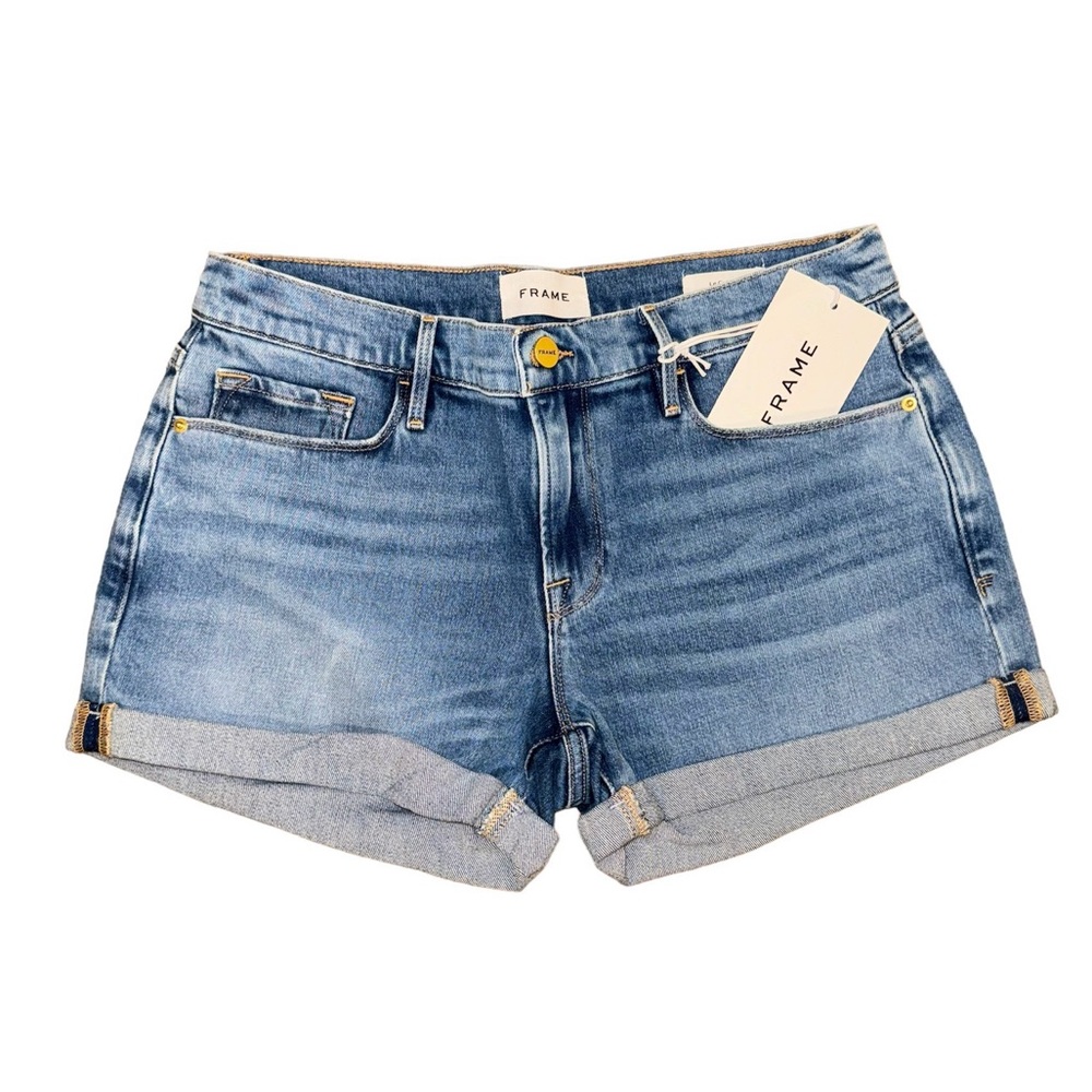 NWT! Frame Denim Le Cutoff Cuffed Jean Shorts